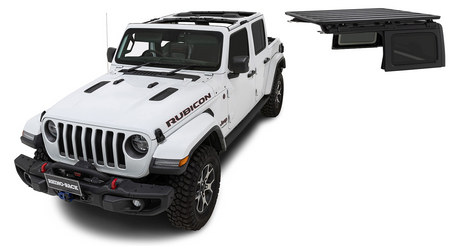 Rhino-Rack Pioneer Platform with Backbone and RCL Legs | JEEP Wrangler JL 4dr Hard Top 18 to 23 Roof Rack Kit - Modula Racks
