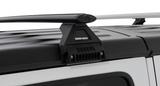 Rhino-Rack Vortex RL110 Roof Rack | Jeep Wrangler 18 to 23 | Black | 4dr Roof Racks