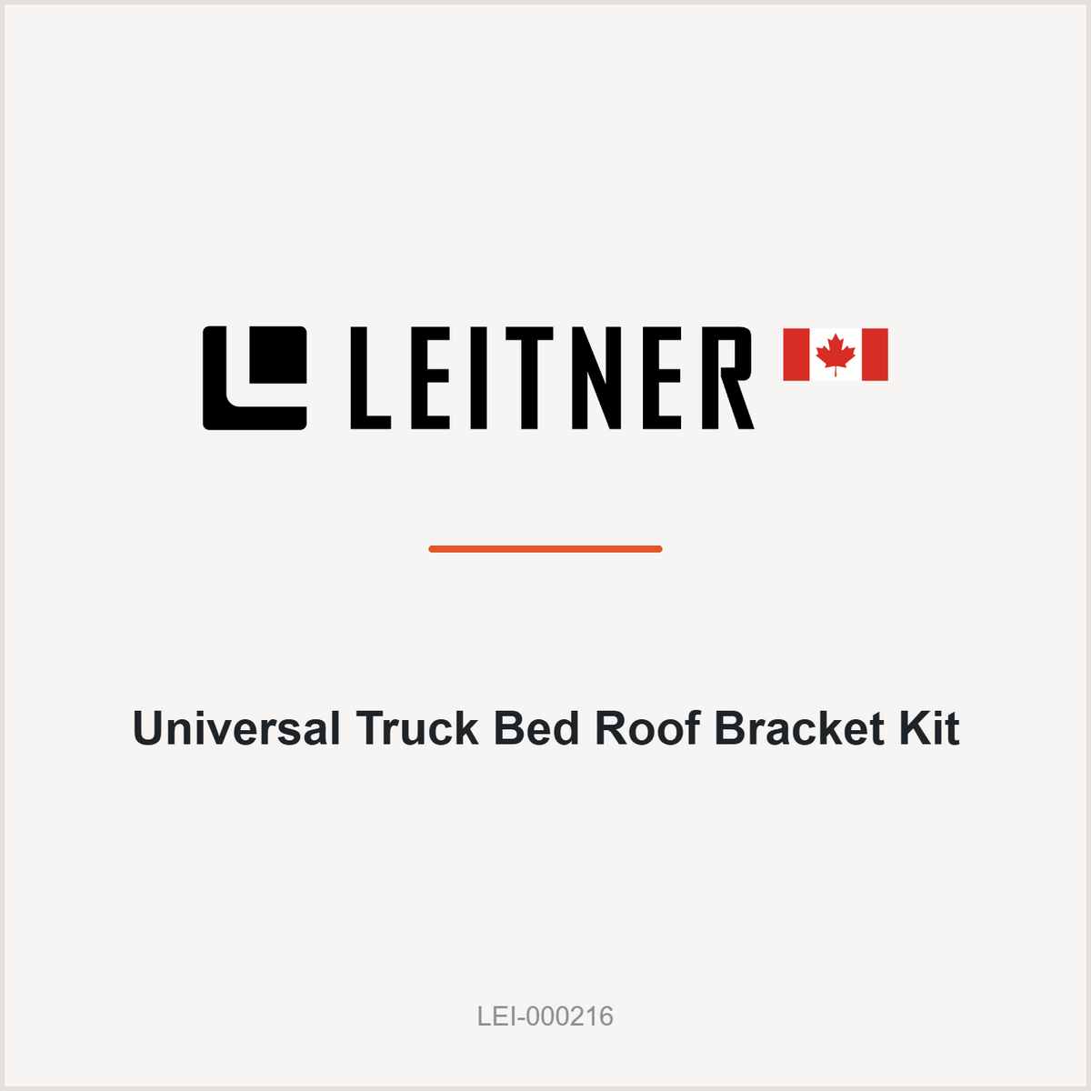 Leitner Designs Universal Truck Bed Roof Bracket Kit