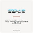 Modula Racks 7-Way Trailer Wiring Kit (Charging and Braking)