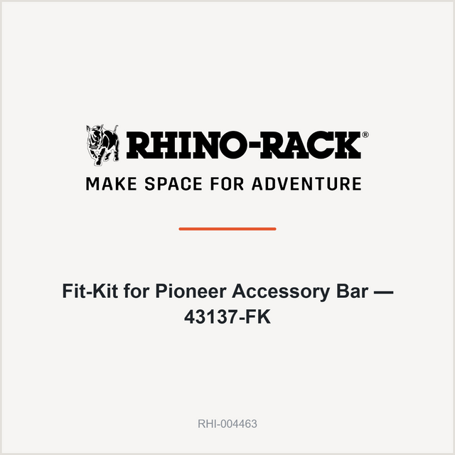 Rhino-Rack Fit-Kit for Pioneer Accessory Bar — 43137-FK