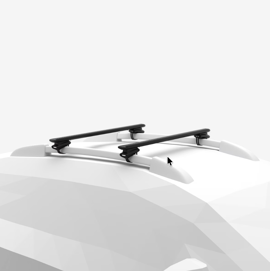Thule WingBar Evo Complete Rack Kit for Honda Passport SUV 5-dr w/ Roof Rails 2019 - 2027
