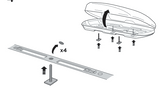 Thule T-track Adapter 697-6 Roof Rack Component