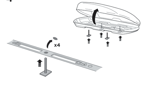 Thule T-track Adapter 697-6 Roof Rack Component