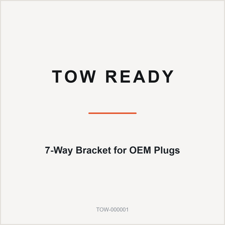 Tow Ready 7-Way Bracket for OEM Plugs