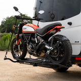 MotoTote TireSling Ratcheting Tie Down Motorcycle Rack Accessories - Modula Racks