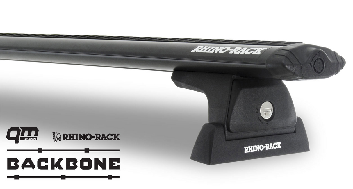 Rhino-Rack Vortex RLT600 Backbone Roof Rack | JEEP Wrangler 2dr SUV Hard Top 07 to 10 Roof Racks