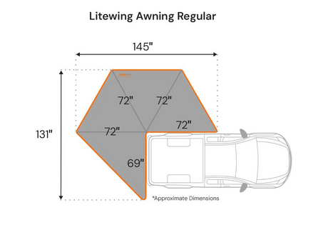 Roofnest Litewing Awning Awnings