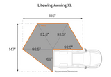 Roofnest Litewing Awning Awnings
