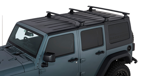 Rhino-Rack Vortex RLT600 Backbone Roof Rack | JEEP Wrangler JK 4dr SUV Hard Top 11 to 18 Roof Racks - Modula Racks