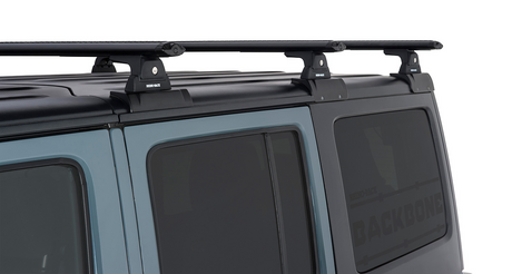 Rhino-Rack Vortex RLT600 Backbone Roof Rack | JEEP Wrangler JK 4dr SUV Hard Top 11 to 18 Roof Racks - Modula Racks
