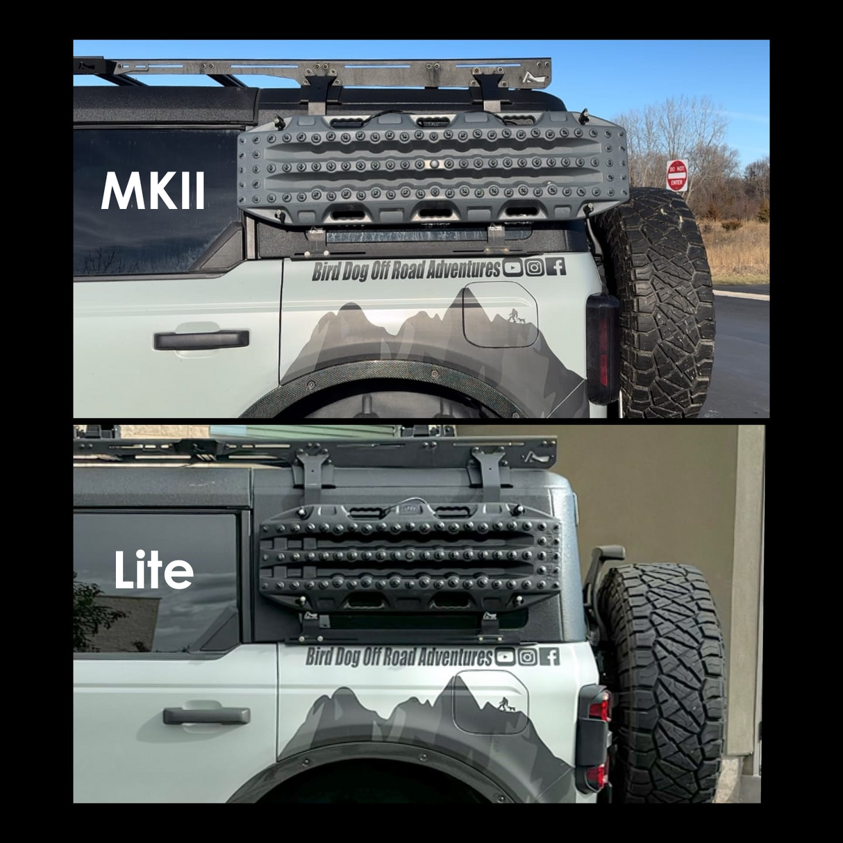 TrailRax Universal Maxtrax Lite Plate Rack Accessories