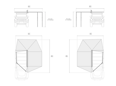iKamper ExoShell 270 Awning 