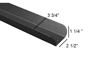 Rail for bike with 2.5" to 4.5" tires (GUT-FB-3) - Arvika