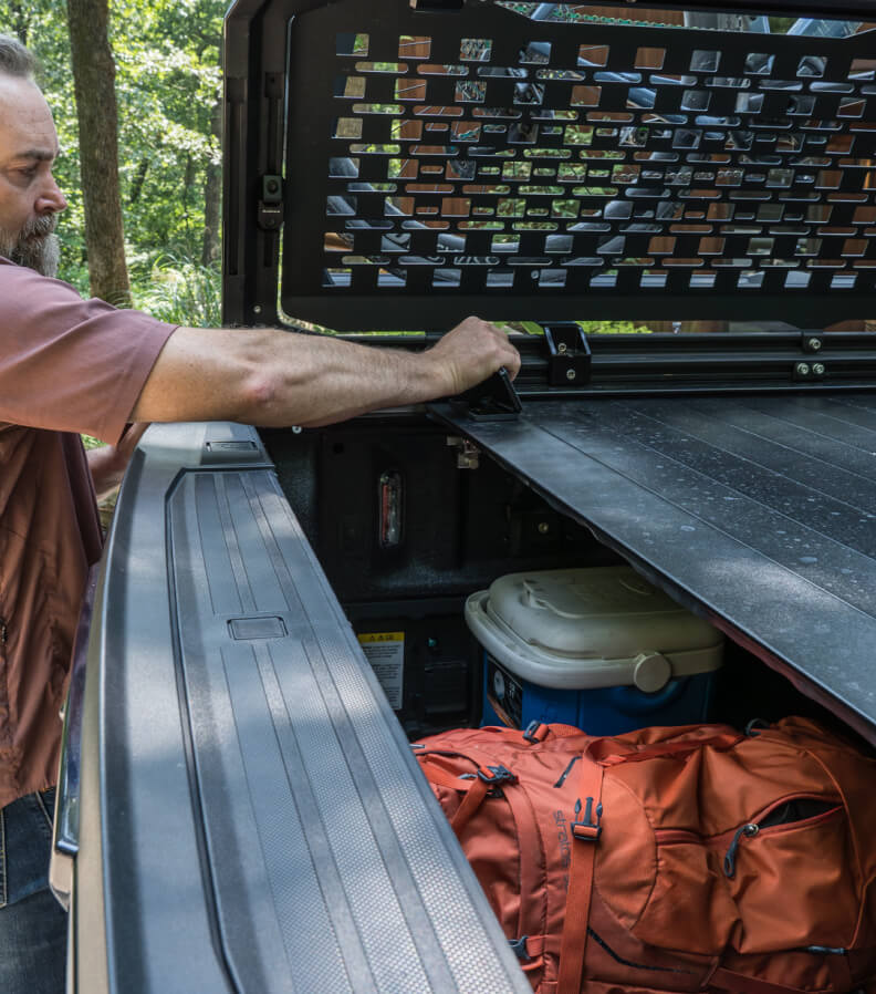 Kuat IBEX Retractable Tonneau Adapter | Fits IBEXD2/D3 | Compatible with EGR RollTrac Covers Bed Racks