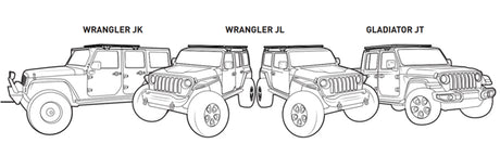 Rhino-Rack Jeep Overlanding Kit Roof Rack Kit - Modula Racks