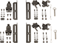 PELICAN RFMT2 Cargo Case Roof Mount Kit Rack Accessories