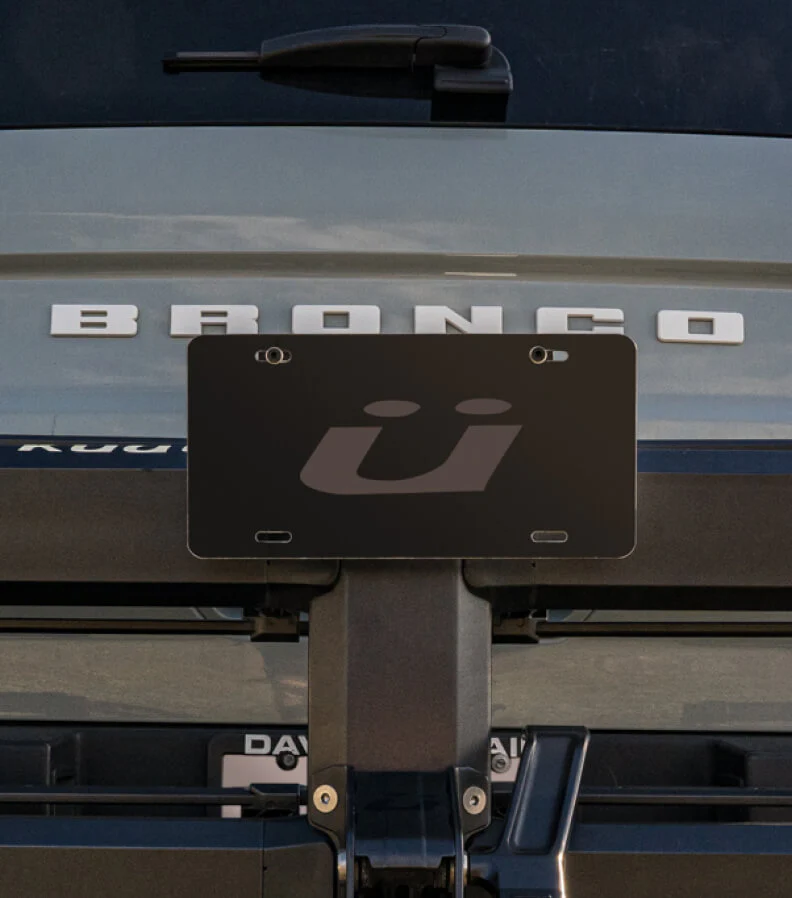 Kuat License Plate Mount | Piston Pro X Hitch Accessories