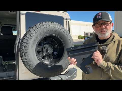 Grenadier Tire Relocation Bracket Euro Style