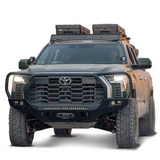 Prinsu Cab Rack Wind Deflector | 3rd Gen Toyota Tundra CrewMax 22 Roof Rack Kit - Modula Racks
