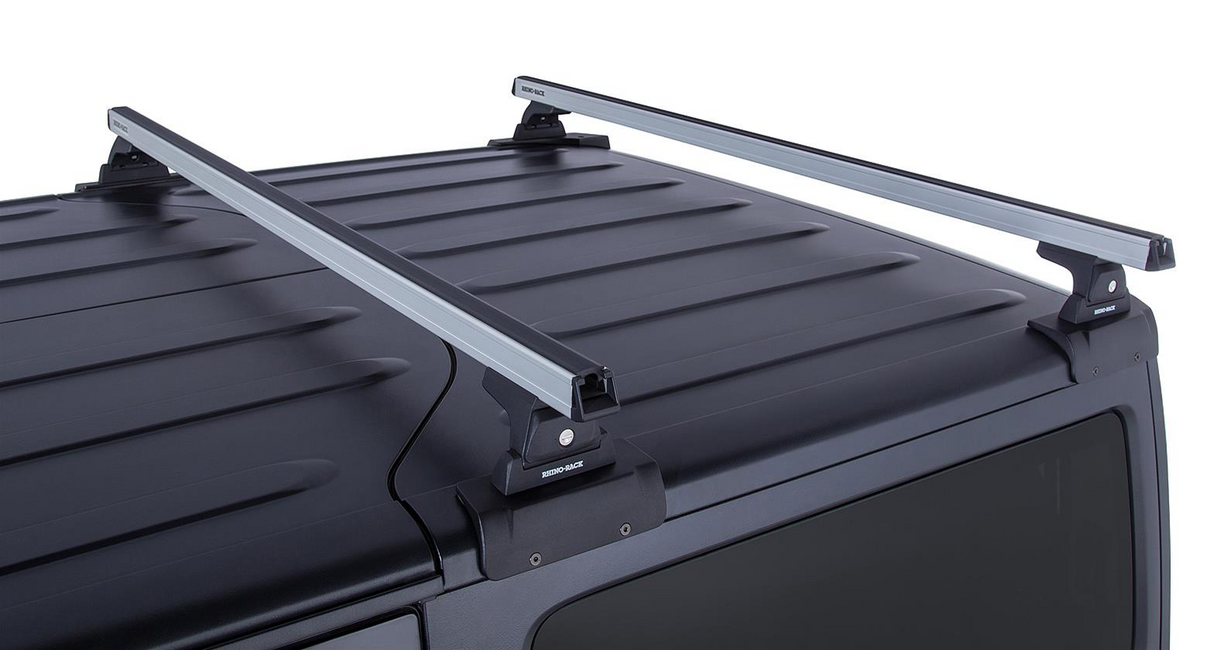 Rhino-Rack Heavy Duty RLT600 Backbone Roof Rack | JEEP Wrangler JK 2dr SUV Hard Top 11 to 18 Roof Racks - Modula Racks