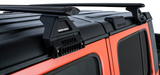 Rhino-Rack Vortex RL110 Roof Rack | Jeep Gladiator 20 to 24 | Black | 2 Bars | 4dr Roof Racks
