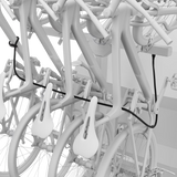 Thule ReVert Integrated Bike Lock Bike Rack Accessories