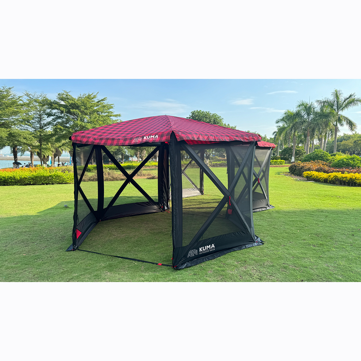 Kuma Outdoor Gear Super Bear Den Deluxe Gazebo Camp Furniture