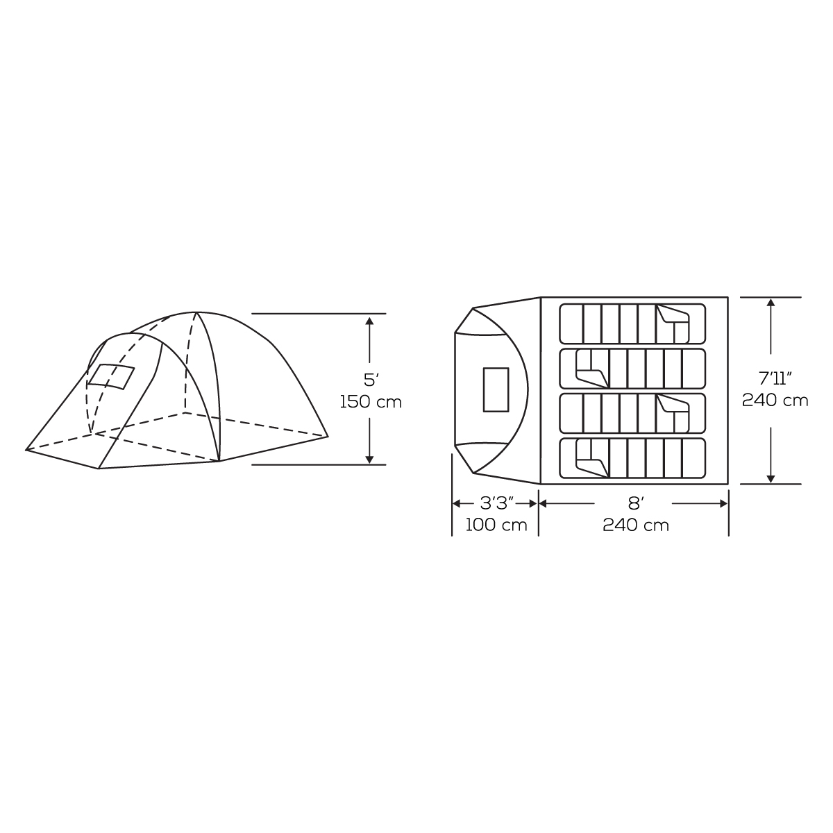 Kuma Outdoor Gear Tekarra 4 Tent 