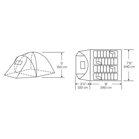 Kuma Outdoor Gear Tekarra 4 Tent 
