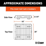 Curt Roof Rack Cargo Carrier Cargo Basket - Modula Racks