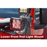 Adventure Rack Systems Lower Front Pod Light Mount, JL Wrangler | JT Gladiator Rack Accessory - Modula Racks