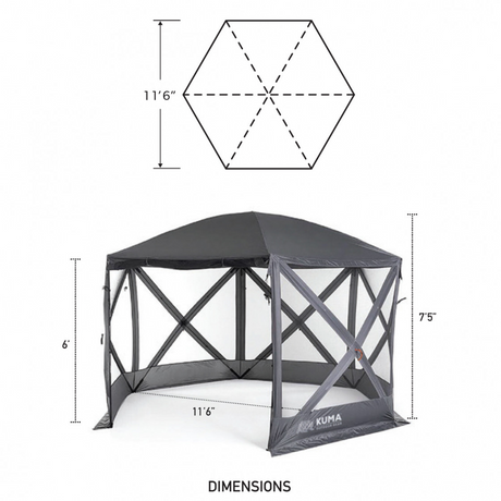 Kuma Outdoor Gear Bear Den Gazebo Shade - Modula Racks