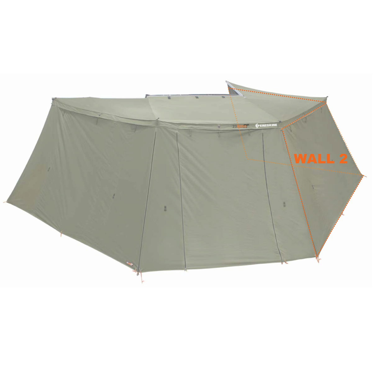 23ZERO Peregrine 270 Wall Awning - Modula Racks
