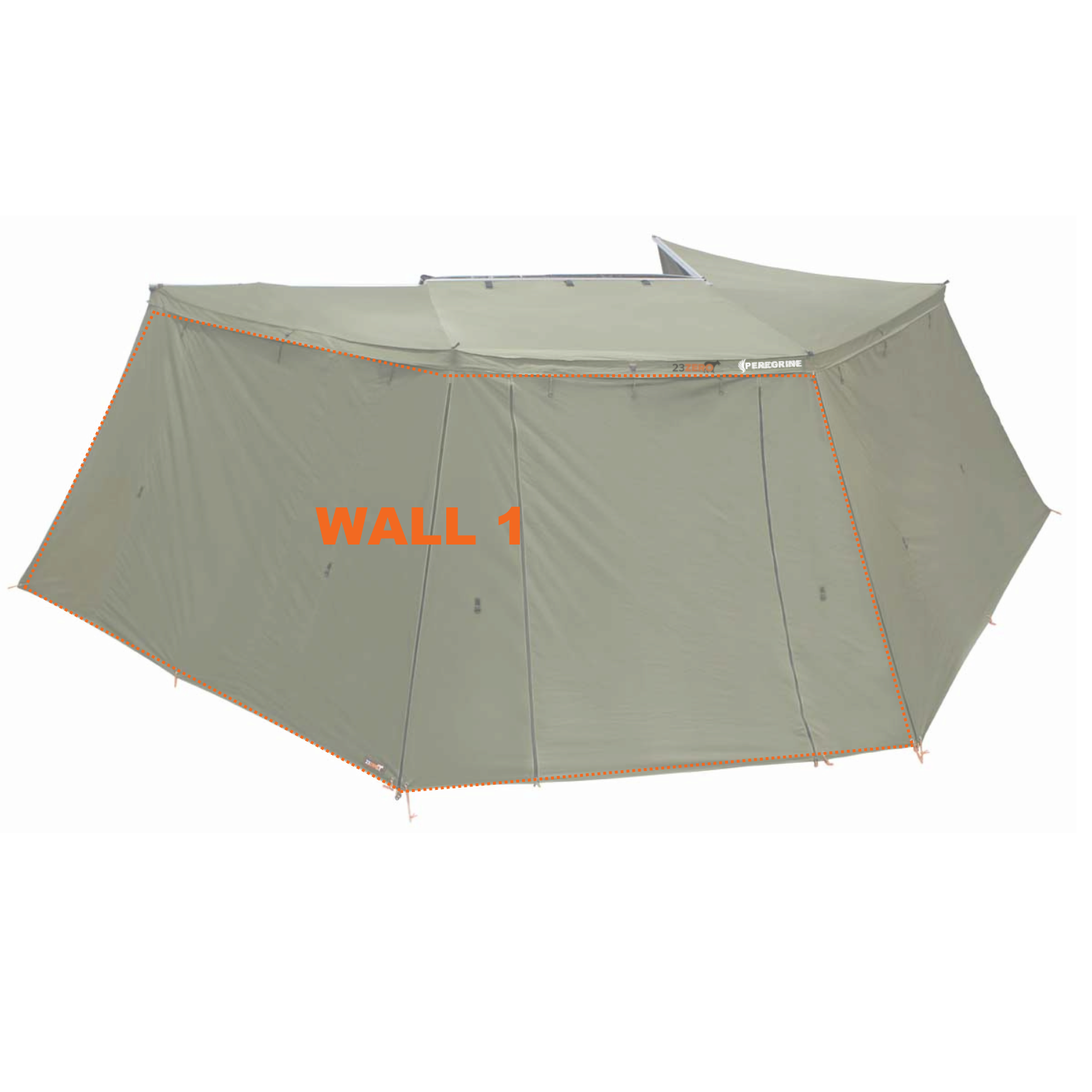 23ZERO Peregrine 270 Wall Awning - Modula Racks