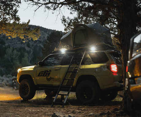 Prinsu Full Non-Drill Roof Rack | 5th Gen Toyota 4Runner 10-Present Roof Rack Kit - Modula Racks