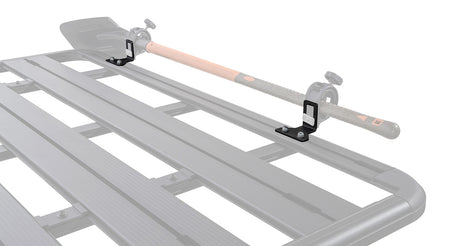 Rhino-Rack Multi-Purpose Shovel and Conduit Holder Bracket Roof Rack Accessories - Modula Racks
