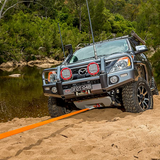 ARB Recovery Strap; Snatch Strap; 2-3/8 Inch x 30 Foot; 17,500 Pound Capacity; Without Sleeve; Orange; Nylon  - Modula Racks