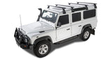 Rhino-Rack Vortex RL210 Roof Rack | LAND ROVER Defender 110 4dr 4WD 93 to 94 Roof Rack Kit - Modula Racks