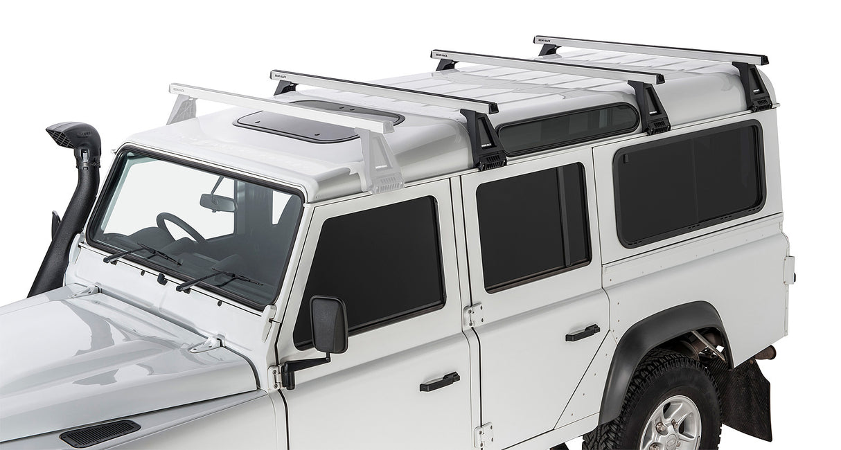 Rhino-Rack Heavy Duty RL210 Roof Rack | LAND ROVER Defender 110 4dr 4WD 93 to 94 Roof Rack Kit - Modula Racks