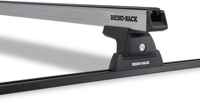 Rhino-Rack Heavy Duty RLT600 Trackmount Roof Rack | FORD F250 4dr Pick Up Crew Cab 08 to 16 Roof Rack Kit - Modula Racks