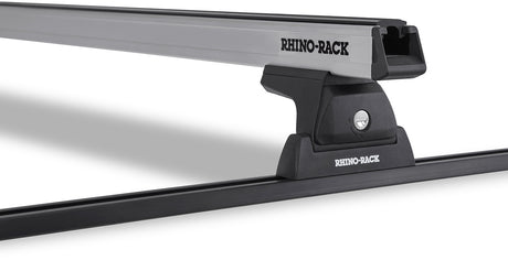 Rhino-Rack Heavy Duty RLT600 Trackmount Roof Rack | NISSAN Titan (Incl. XD) 4dr Pick Up Crew Cab 16 to 20 Roof Rack Kit - Modula Racks