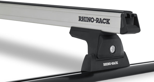 Rhino-Rack Heavy Duty RLT600 Trackmount Roof Rack | JEEP Wrangler 4dr SUV Hard Top 07 to 10 Roof Rack Kit - Modula Racks