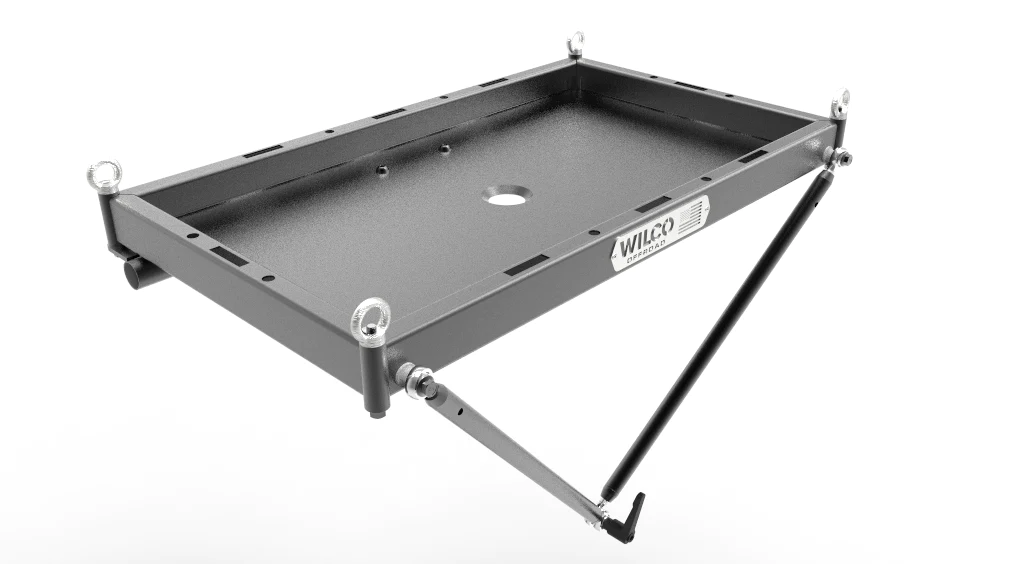 Wilco Offroad Hitchgate Max Cargo Basket Tire Mount Accessory - Modula Racks