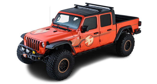 Rhino-Rack Heavy Duty Rhino-Rack Backbone Roof Rack with RCL Legs | JEEP Gladiator JT 4dr Pick Up 20 to 21  - Modula Racks