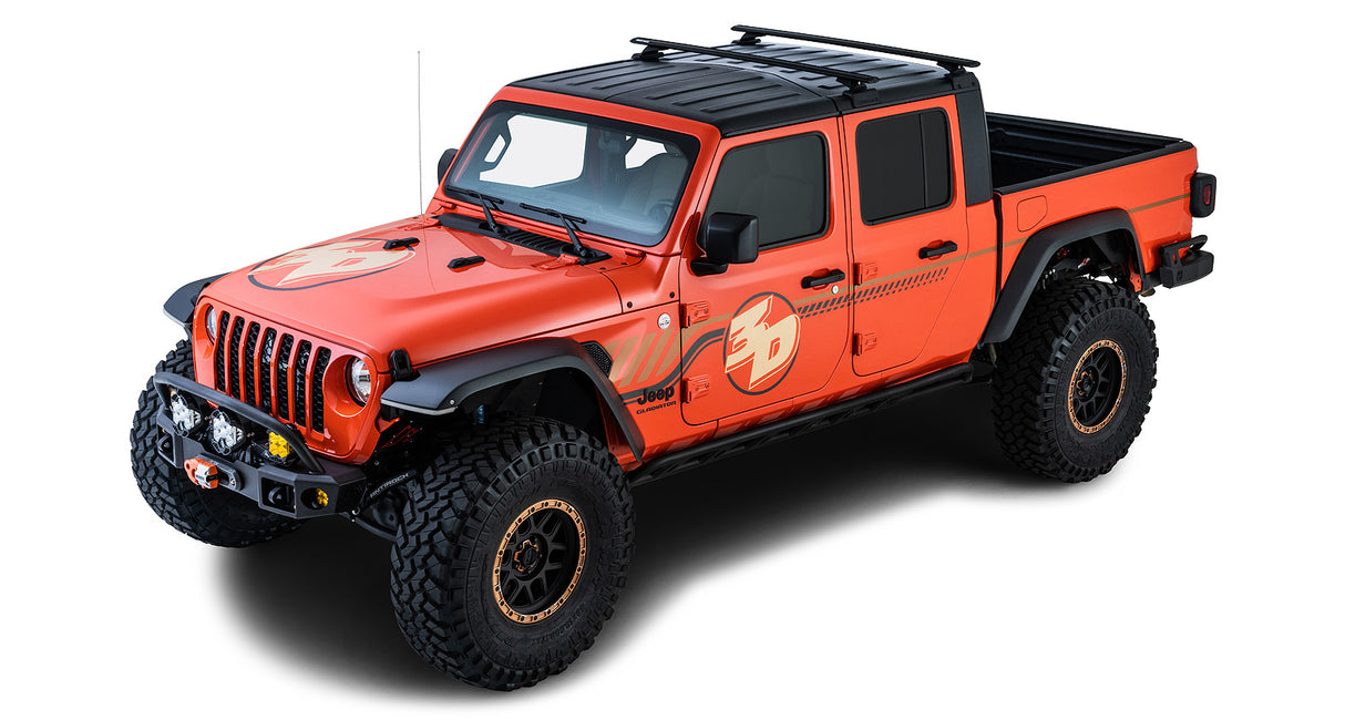Rhino-Rack Vortex Rhino-Rack Backbone Roof Rack with RCL Legs | JEEP Gladiator JT 4dr Pick Up 20 to 21  - Modula Racks