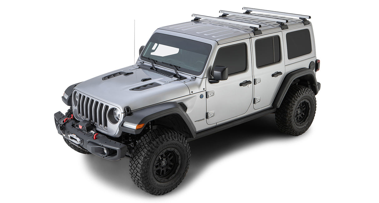 Rhino-Rack | Heavy Duty RCL Backbone Roof Rack | JEEP Wrangler 4dr SUV JL Hard Top 1/18 to 12/20