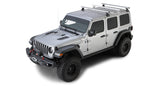 Rhino-Rack Heavy Duty RLT600 Rhino-Rack Backbone Roof Rack | JEEP Wrangler JL 4dr SUV Hard Top 18 to 21 Roof Rack Kit - Modula Racks