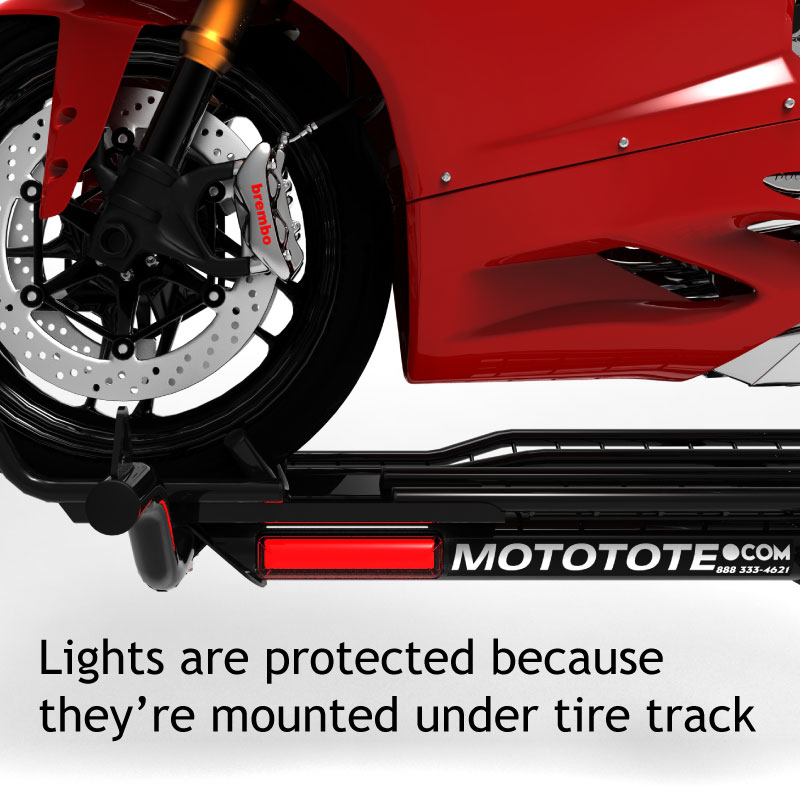 MotoTote LED Light Kit Motorcycle Rack - Modula Racks
