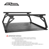 Leitner Designs ACS Forged Tonneau | 15-22 Chevrolet Colorado 5'0" Bed Bed Rack - Modula Racks